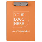 Trend Color Fresh Tangerine - Logo Klembord (Voorkant)