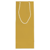Trend Color - Gouden Gele Wijn Gift Bag Wijn Cadeautas (Achterkant)