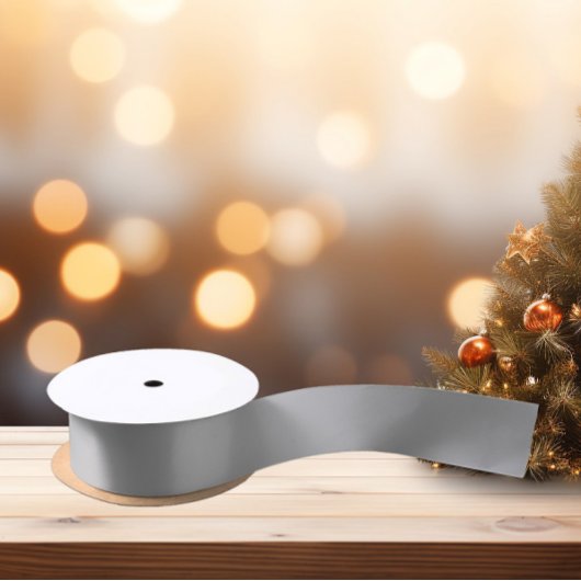 Trend Color Grey Satijnen Lint