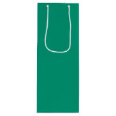 Trend Color - Jade Groene Wijn Gift Bag Cadeautas (Voorkant)