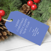 Trend Color Jewel Blue Minimalist Cadeaulabel