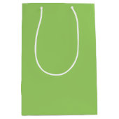 Trend Color - Kiwi Groene Medium Gift Bag Cadeauzakje (Voorkant)
