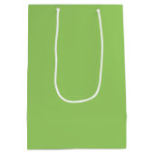 Trend Color - Kiwi Groene Medium Gift Bag Medium Cadeauzakje (Achterkant)