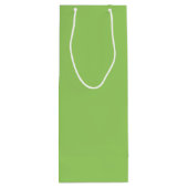 Trend Color - Kiwi Groene Wijn Gift Bag Wijn Cadeautas (Achterkant)