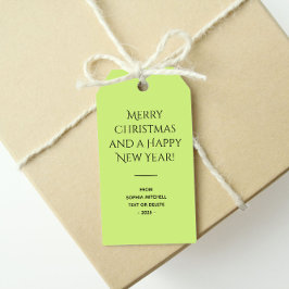 Trend Color Lente Groen Minimalist Cadeaulabel