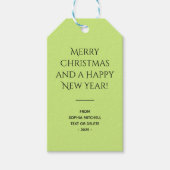 Trend Color Lente Groen Minimalist Cadeaulabel (Voorkant)