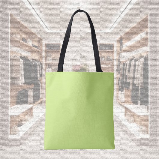 Trend Color - Lente Groene Canvas tas