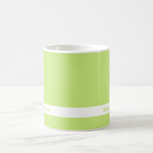 Trend Color - Lente Groene Naam Mok (Center)