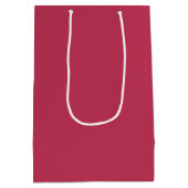 Trend Color - Levendige Magenta Medium Gift Bag Cadeauzakje (Achterkant)