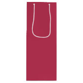 Trend Color - Levendige Magenta Wine Gift Bag Wijn Cadeautas (Voorkant)