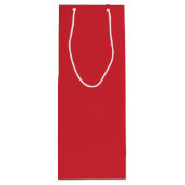 Trend Color - Levendige rode wijn geschenkzak Cadeautas (Achterkant)