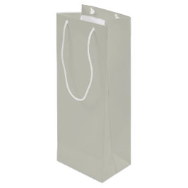 Trend Color - Licht Zilver Grijs Wijn Gift Bag Cadeautas