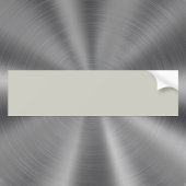 Trend Color - Licht zilvergrijs Bumpersticker