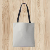 Trend Color - Licht zilvergrijs Canvas tas