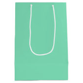 Trend Color - Minty Green Medium Gift Bag Cadeauzakje (Achterkant)