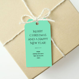 Trend Color Minty Green Minimalist Cadeaulabel