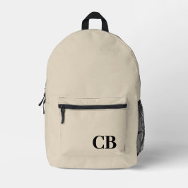 Trend Color - Natuurlijke Beige Monogram Rugzak