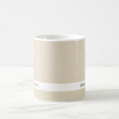 Trend Color - Natuurlijke Beige Naam Mok (Center)