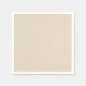 Trend Color - Natuurlijke beige papieren servetten (Voorkant)