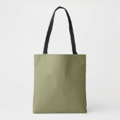 Trend Color - Olijfgroene Canvas tas (Voorkant)