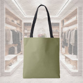 Trend Color - Olijfgroene Canvas tas