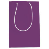 Trend Color - Plum Paarse Medium Gift Bag Medium Cadeauzakje (Voorkant)