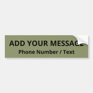 Trend Color Reed Green  Bumpersticker