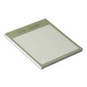 Trend Color Reed Green Classic Notitieblok (Schuin)