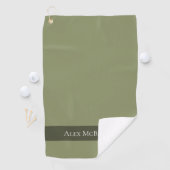 Trend Color Reed Green Golf Handdoek (Insitu)