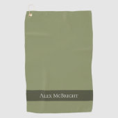 Trend Color Reed Green Golf Handdoek (Voorkant)