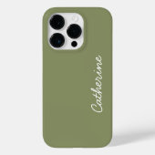 Trend Color Reed Green Naam Case-Mate iPhone Case (Achterkant)