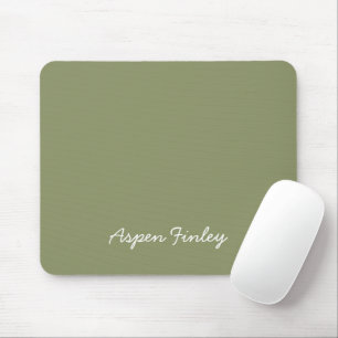 Trend Color Reed Green Naam Mousepad Muismat