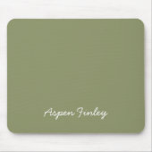 Trend Color Reed Green Naam Mousepad Muismat (Voorkant)