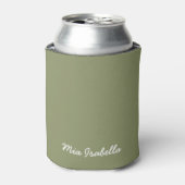 Trend Color - Reed Green Name Koelbox Blikjeskoeler (Blikje Voorkant)