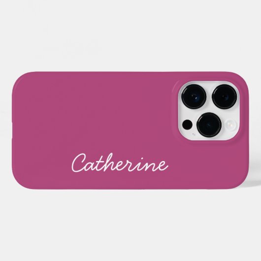 Trend Color Roze Paarse Berry - Case-Mate iPhone Case (Achterkant (horizontaal))