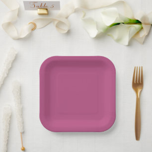 Trend Color - Roze Paarse Berry Paper Borden Papieren Bordje