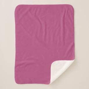 Trend Color - Roze Paarse Berry Sherpa Dekens