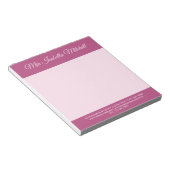 Trend Color - Roze Paarse Berry Zakelijk Notitiebl Notitieblok (Schuin)