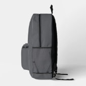 Trend Color - Slate Grey geprinte rugzak (Rechts)