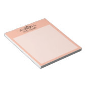 Trend Color Soft Peach Classic Notitieblok (Schuin)