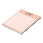 Trend Color Soft Peach Classic Notitieblok (Linkerzijde)
