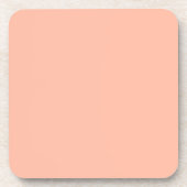 Trend Color Soft Peach Hard Plastic Onderzetter (Voorkant)