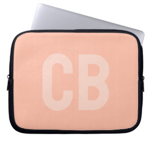 Trend Color Soft Peach-laptophoes Laptop Sleeve