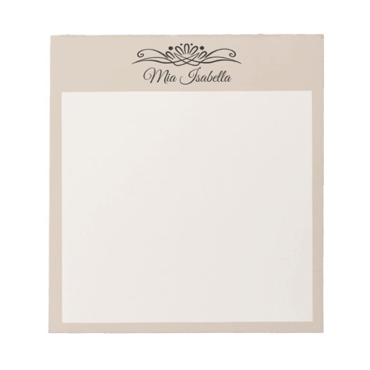 Trend Color Soft Taupe Classic Notitieblok (Voorkant)