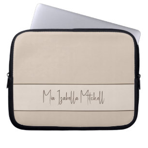 Trend Color Soft Taupe-laptophoes Laptop Sleeve