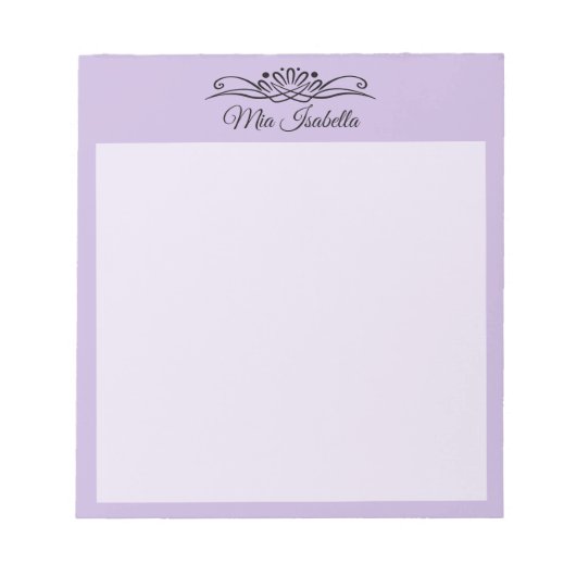 Trend Color Soft Violet Classic Notitieblok (Voorkant)