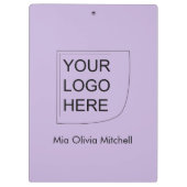 Trend Color Soft Violet - Logo Klembord (Achterkant)