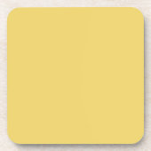 Trend Color Soft Yellow Hard Plastic Onderzetter (Voorkant)