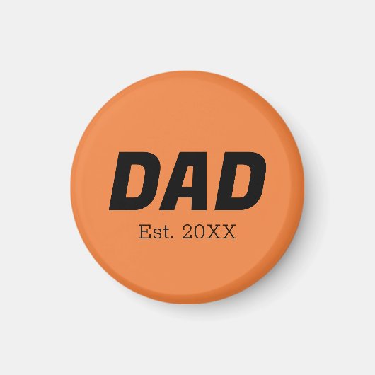Trend Color - Verse Tangerine Papa Magnet (Voorkant)