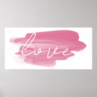 Trend Color Viva Magenta Love Poster